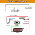 VOLTMETRO E AMPEROMETRO DIGITALE VCC 0-100V 50A DISPLAY LED