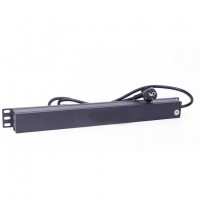 MULTIPRESA PER ARMADI RACK 19P. 6 POSTI SCHUKO CON INTERRUTTORE LUMINOSO