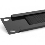 PANNELLO PASSACAVI A SPAZZOLA PER ARMADI RACK 19P. 1HE
