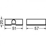 PRESA DA PARETE ESTERNA CON PLUG 8/8 RJ45