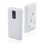 POWERBANK 8800MAH 5V BIANCO USB / MICROUSB / TYPE C / LIGHTNING