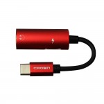 CAVO USB TIPO C / USCITA CUFFIA MINIJACK 3,5 STEREO CON PORTA DI RICARICA