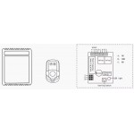 KIT RICEVITORE BICANALE 433MHZ CON 2 TELECOMANDI PORTATA 10Ax2