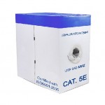 CAVO CAT.5E FTP SCHERMATO CONDUTTORE RIGIDO CCA GUAINA COLORE GRIGIO BOBINA MT.305