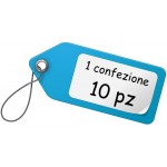 SPINA PLUG RJ45 FTP CAT7 PASSANTE PER CAVO RIGIDO E FLESSIBILE CON GUIDACAVO CONFEZIONE 10 PEZZI